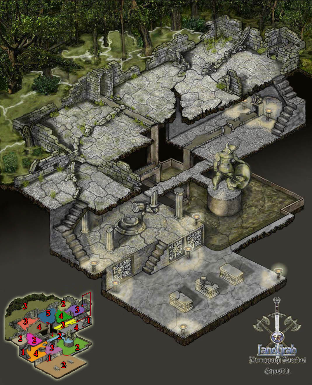 the map